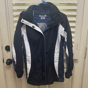 Columbia Women's Interchange Jacket - Blueish Grey and Black